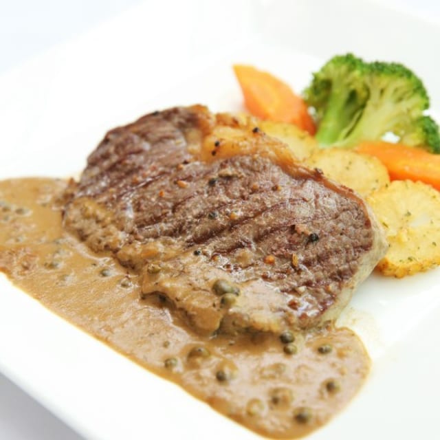 Steaks.
